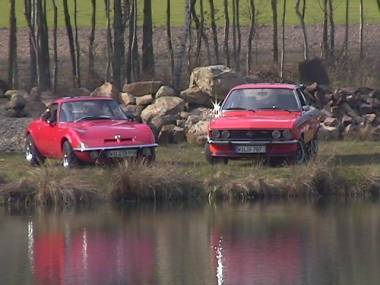 Jens' GT und Peter's Manta-A