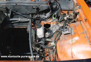 Blick in den Motorraum