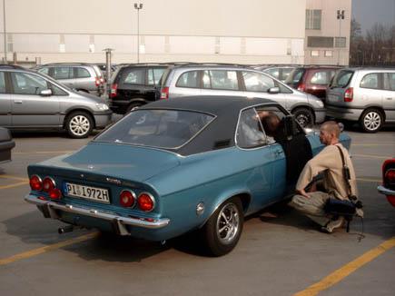 Kamerateam in Position