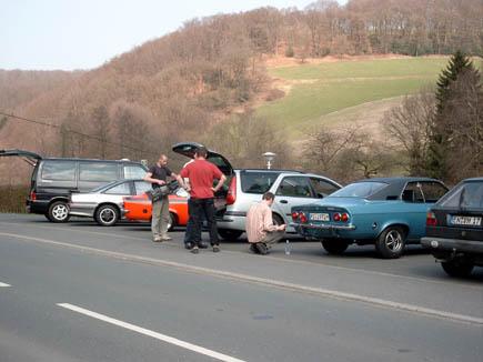 Beginn des zweiten Drehtages